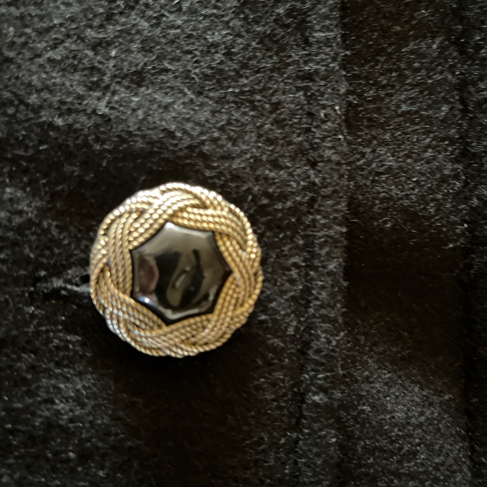 JOFELD vintage A line black coat - Picture 4 of 11